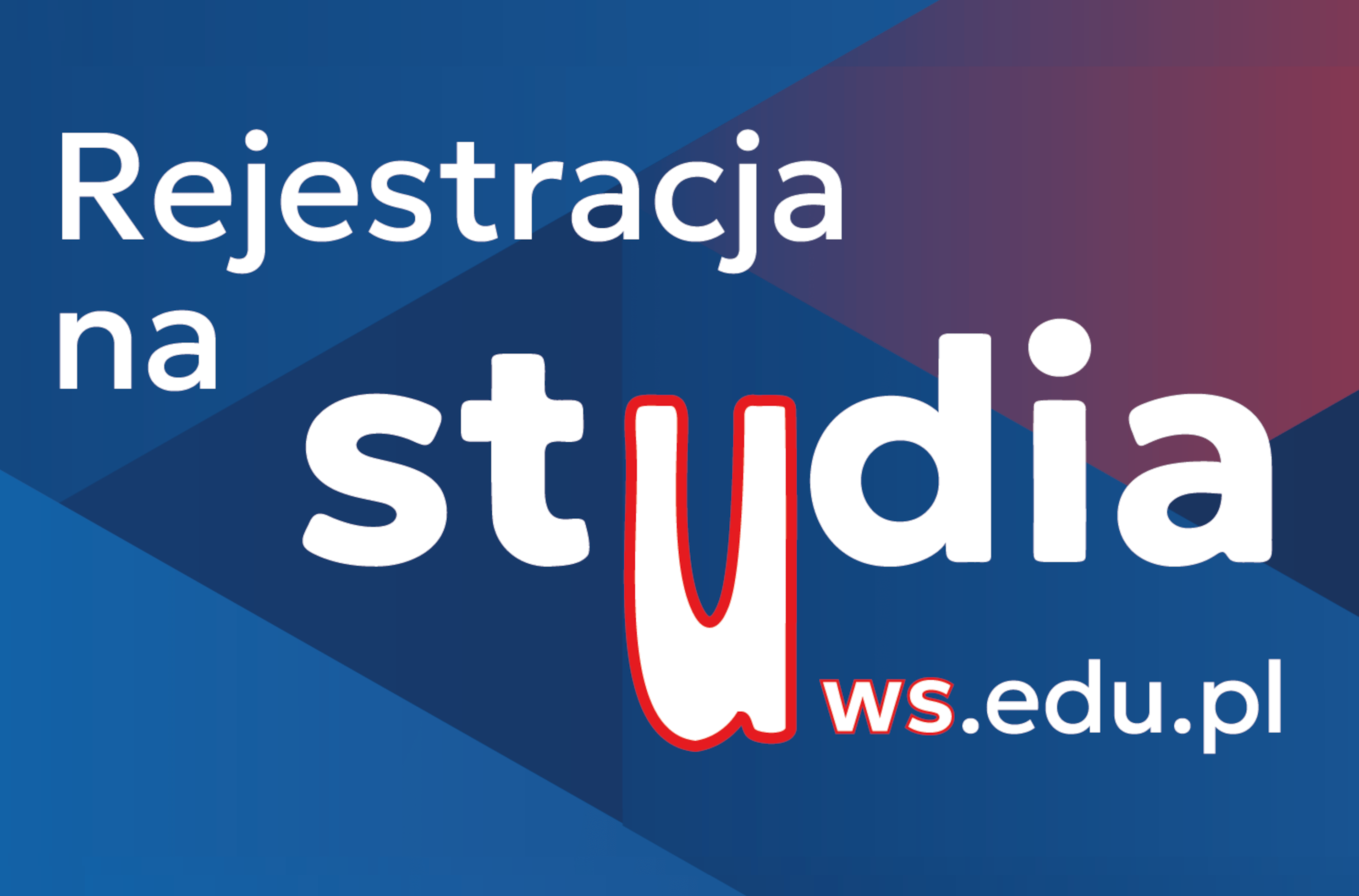 Baner z napisem: Rejestracja na studia w UWS. Kliknij, aby przejść do systemu IRK – Internetowej Rejestracji Kandydatów.